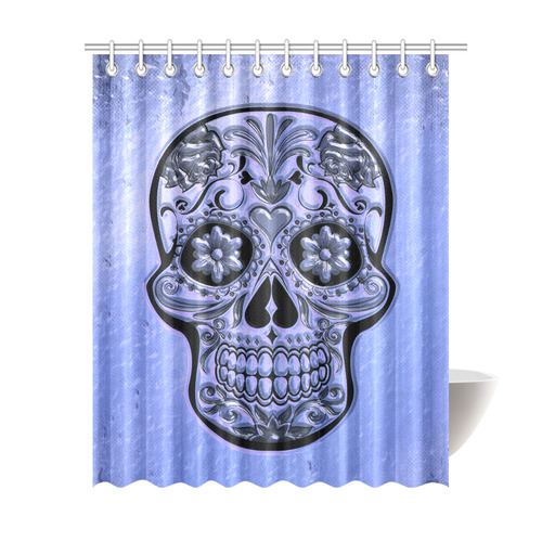 Skull20170487_by_JAMColors Shower Curtain 69"x84"