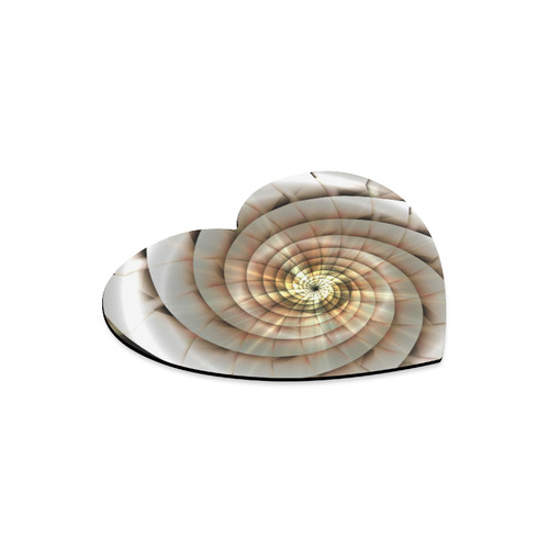 Spiral Eye 3D - Jera Nour Heart-shaped Mousepad