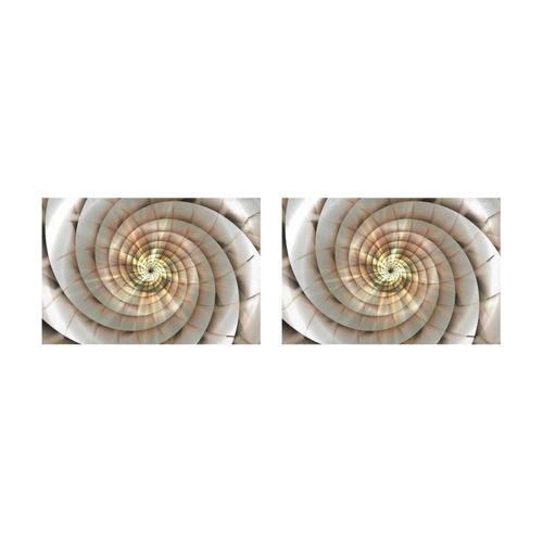 Spiral Eye 3D - Jera Nour Placemat 12’’ x 18’’ (Set of 2)
