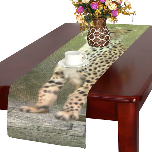 Beautiful leopard Table Runner 14x72 inch