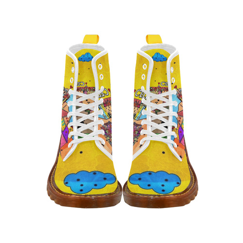 Celle Popart by Nico Bielow Martin Boots For Men Model 1203H