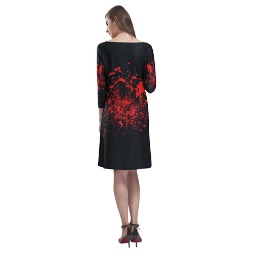 Nice Death by Popart Lover Rhea Loose Round Neck Dress(Model D22)