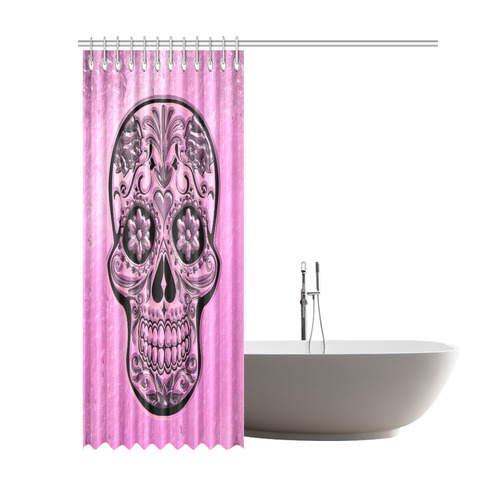 Skull20170490_by_JAMColors Shower Curtain 69"x84"