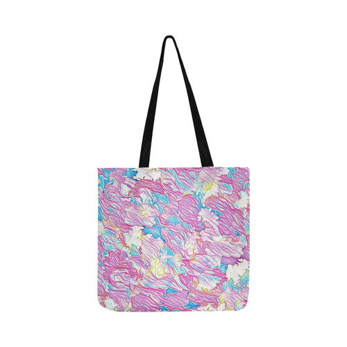 Flower Colors Abtract Reusable Shopping Bag Model 1660 (Two sides)