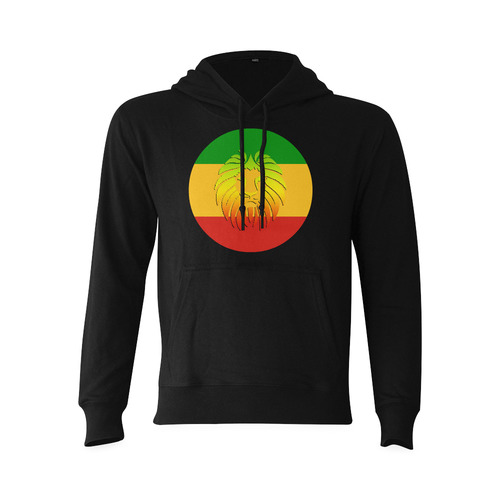 Rastafari Lion Flag green yellow red Oceanus Hoodie Sweatshirt (NEW) (Model H03)