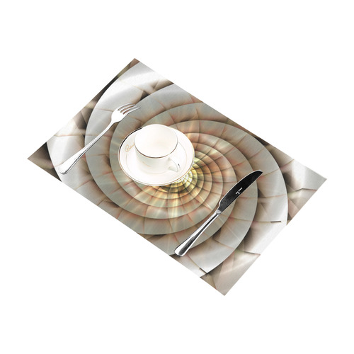 Spiral Eye 3D - Jera Nour Placemat 12’’ x 18’’ (Set of 2)