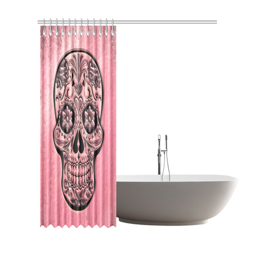 Skull20170491_by_JAMColors Shower Curtain 72"x84"