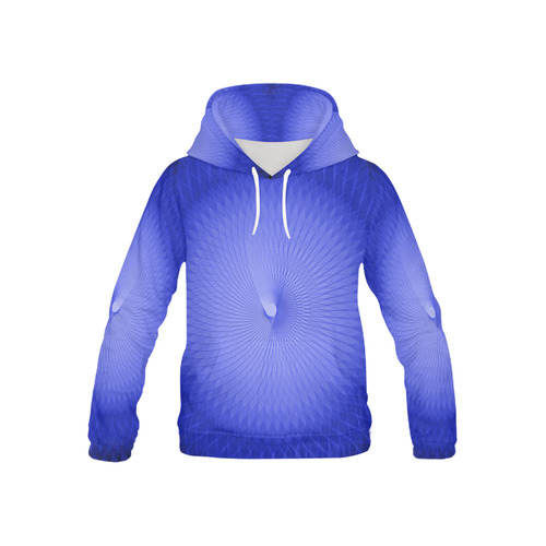 Blue Plafond All Over Print Hoodie for Kid (USA Size) (Model H13)