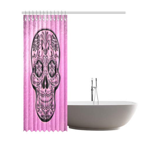 Skull20170490_by_JAMColors Shower Curtain 72"x84"