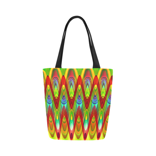 2D Wave #1A - Jera Nour Canvas Tote Bag (Model 1657)