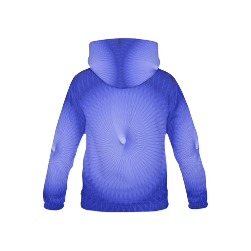 Blue Plafond All Over Print Hoodie for Kid (USA Size) (Model H13)