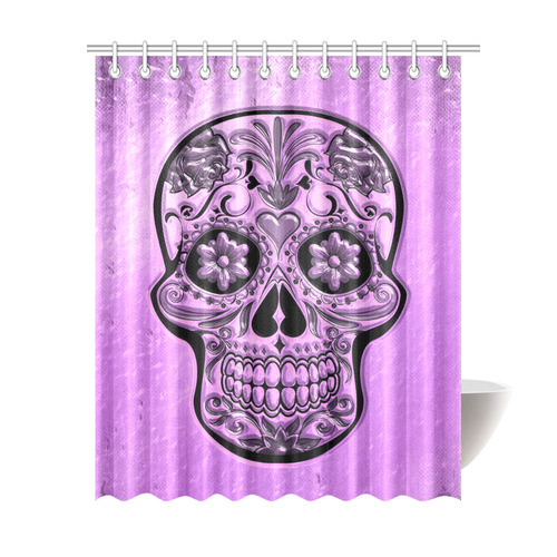 Skull20170489_by_JAMColors Shower Curtain 69"x84"