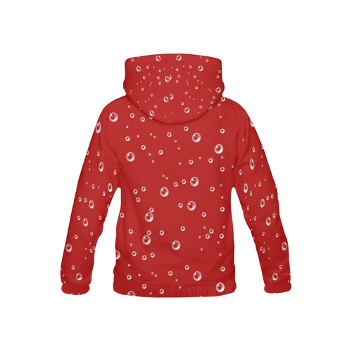 Valentine Heart All Over Print Hoodie for Kid (USA Size) (Model H13)