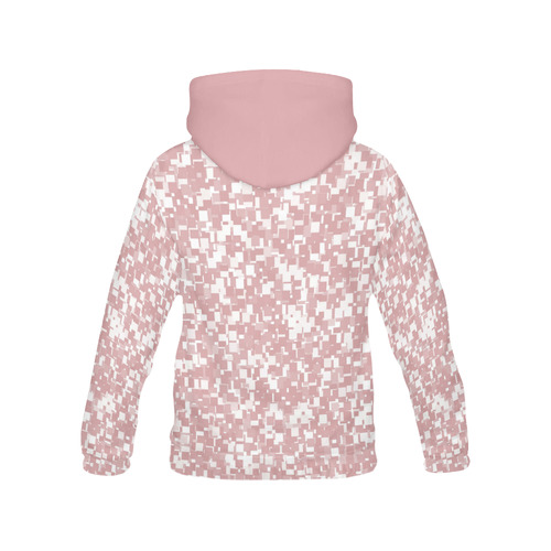Bridal Rose Pixels All Over Print Hoodie for Women (USA Size) (Model H13)