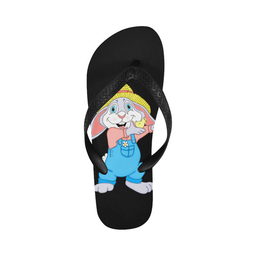 Easter Bunny Boy Flip Flops for Men/Women (Model 040)