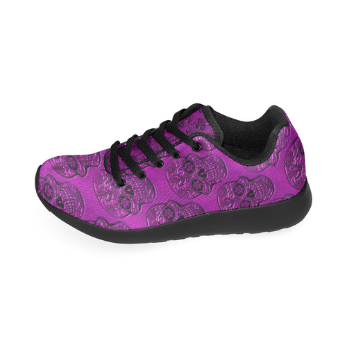 Skull20170511_by_JAMColors Women’s Running Shoes (Model 020)