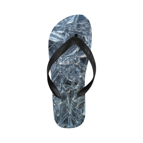 Iced Glass Flip Flops for Men/Women (Model 040)