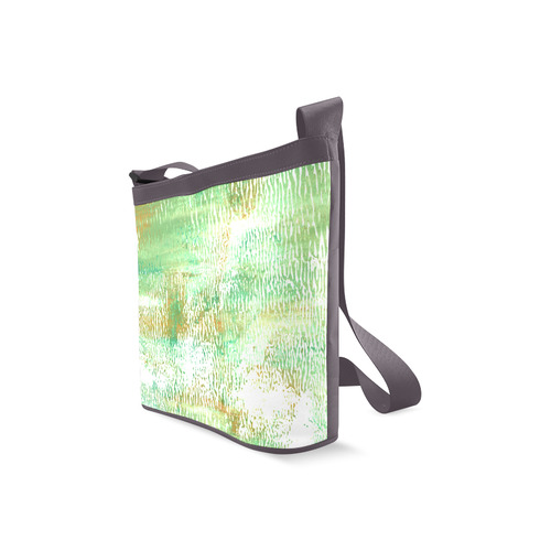 CROSSBODY Fashion bag : Green splash 2017 Crossbody Bags (Model 1613)