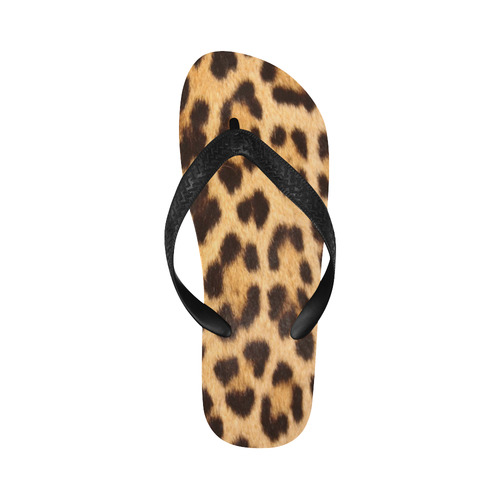 Leopard Skin Flip Flops for Men/Women (Model 040)
