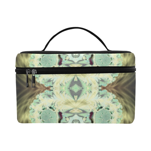 Delicate Japanese Gardens Fractal Abstract Lunch Bag/Large (Model 1658)