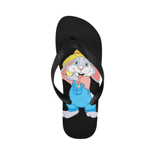 Easter Bunny Boy Flip Flops for Men/Women (Model 040)