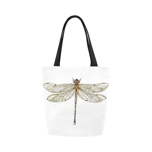 DRAGONFLY Canvas Tote Bag (Model 1657)