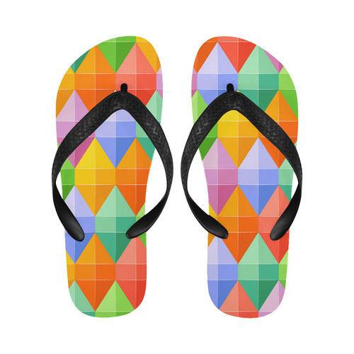 Neon Polydiamond Flip Flops for Men/Women (Model 040)