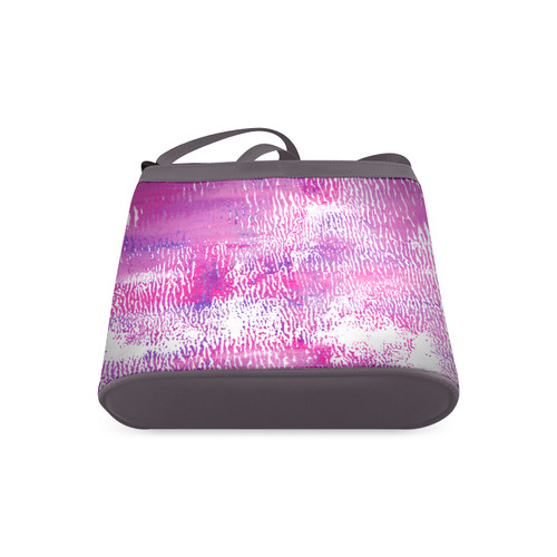 Crossbody bag : Purple colors splash 2017 Edition Crossbody Bags (Model 1613)