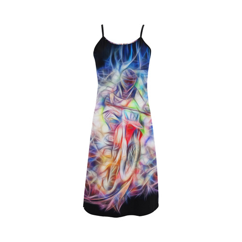 Motocross Motorbike Jump Alcestis Slip Dress (Model D05)