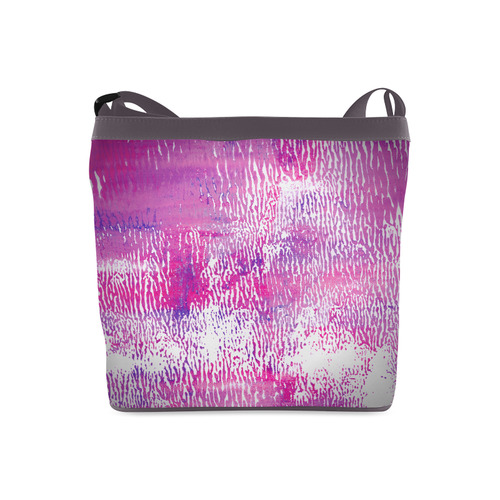 Crossbody bag : Purple colors splash 2017 Edition Crossbody Bags (Model 1613)