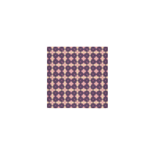 Purple Kaleidoscope Pattern Square Towel 13“x13”