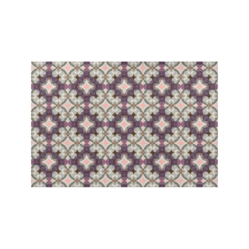Violet Kaleidoscope Pattern Placemat 12’’ x 18’’ (Set of 2)