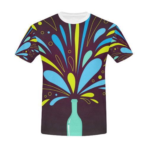 COLOR SPLASH / Party designers T-SHIRT EDITION All Over Print T-Shirt for Men (USA Size) (Model T40)