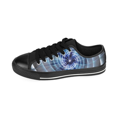 Spiral Eye 3D - Jera Nour Men's Classic Canvas Shoes/Large Size (Model 018)