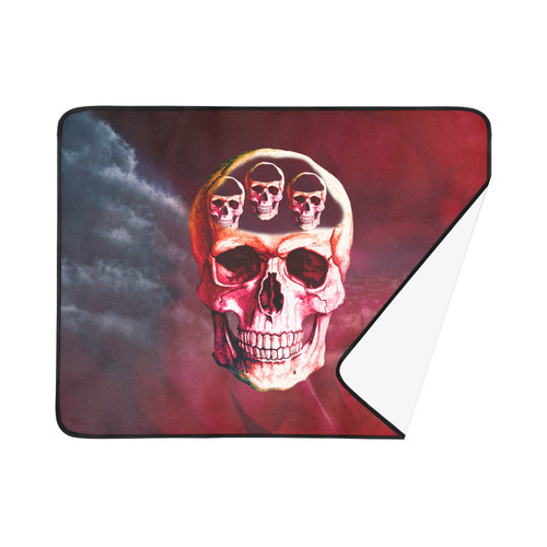 Funny Skull Beach Mat 78"x 60"