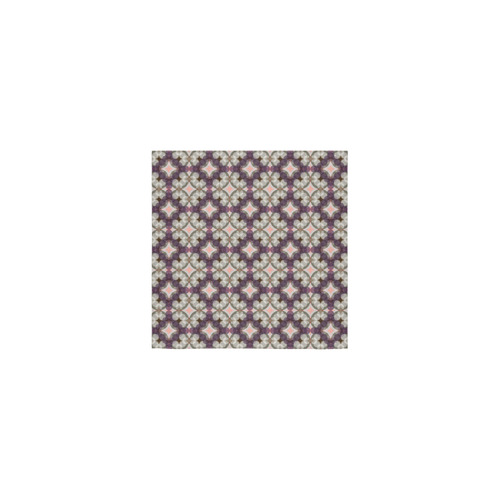 Violet Kaleidoscope Pattern Square Towel 13“x13”