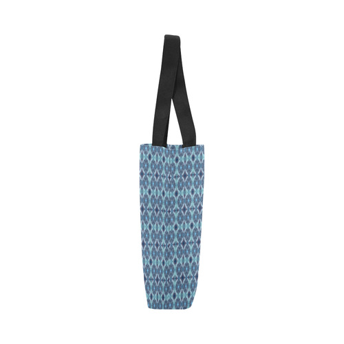 Sapphire Kaleidoscope Pattern Canvas Tote Bag (Model 1657)