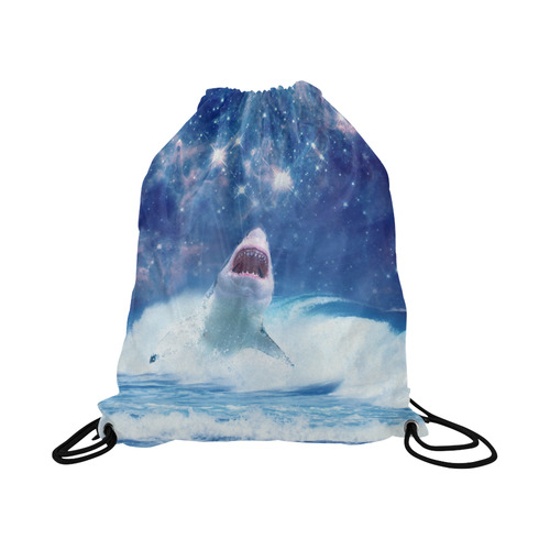 STAR KILLER shark Large Drawstring Bag Model 1604 (Twin Sides)  16.5"(W) * 19.3"(H)