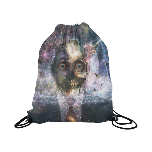 Death is not the end Large Drawstring Bag Model 1604 (Twin Sides)  16.5"(W) * 19.3"(H)