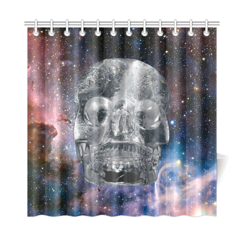 Crystal Skull Shower Curtain 72"x72"