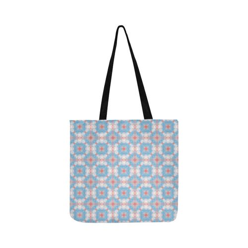 Blue Kaleidoscope Pattern Reusable Shopping Bag Model 1660 (Two sides)