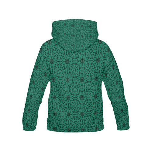 Lush Meadow Lace All Over Print Hoodie for Women (USA Size) (Model H13)