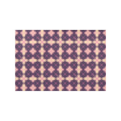 Purple Kaleidoscope Pattern Placemat 12’’ x 18’’ (Four Pieces)