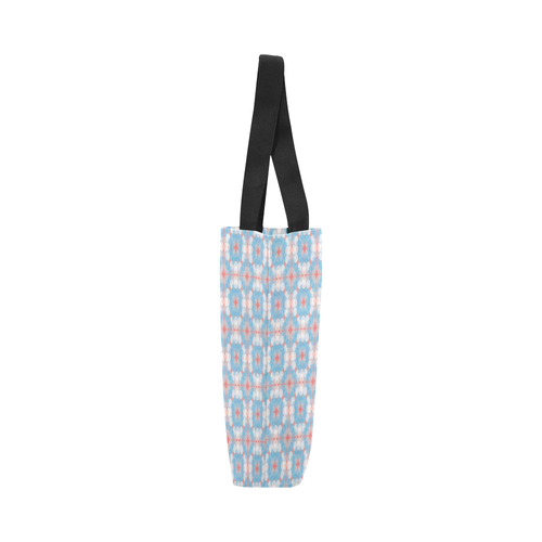 Blue Kaleidoscope Pattern Canvas Tote Bag (Model 1657)