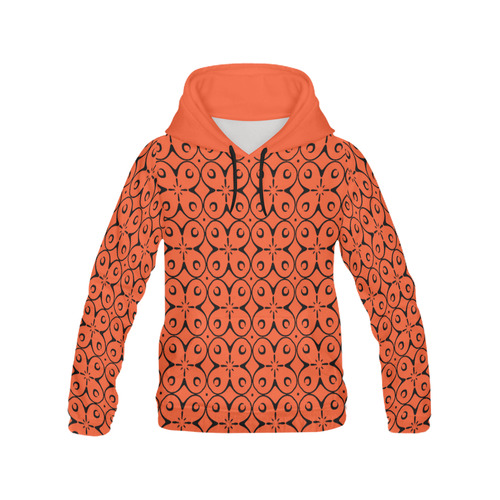 My Lucky Day Flame All Over Print Hoodie for Women (USA Size) (Model H13)