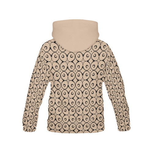 My Lucky Day Hazelnut All Over Print Hoodie for Women (USA Size) (Model H13)