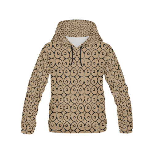 My Lucky Day Iced Coffee All Over Print Hoodie for Women (USA Size) (Model H13)