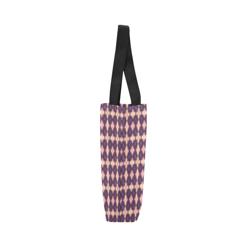 Purple Kaleidoscope Pattern Canvas Tote Bag (Model 1657)