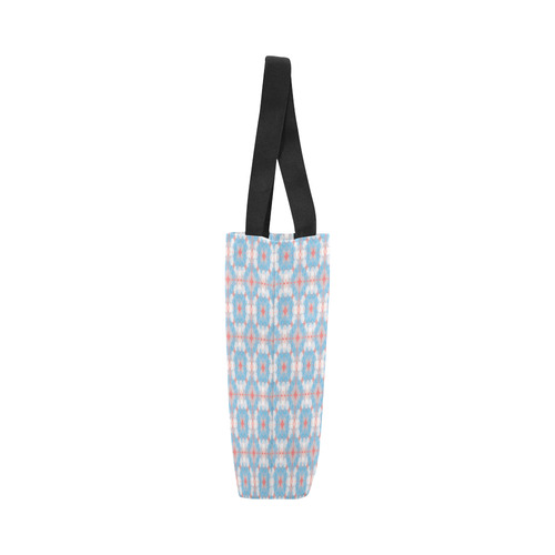 Blue Kaleidoscope Pattern Canvas Tote Bag (Model 1657)