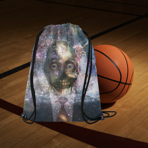 Death is not the end Large Drawstring Bag Model 1604 (Twin Sides)  16.5"(W) * 19.3"(H)